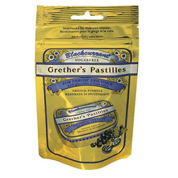 Produktbild Grethers Pastillen Blackcurrant zuckerfrei 100 g 