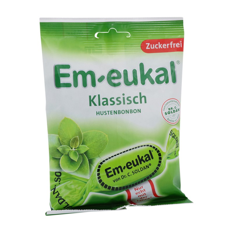 Produktbild Dr. Soldan Bonbons ohne Zucker Eukalyptus 75 g Klassisch